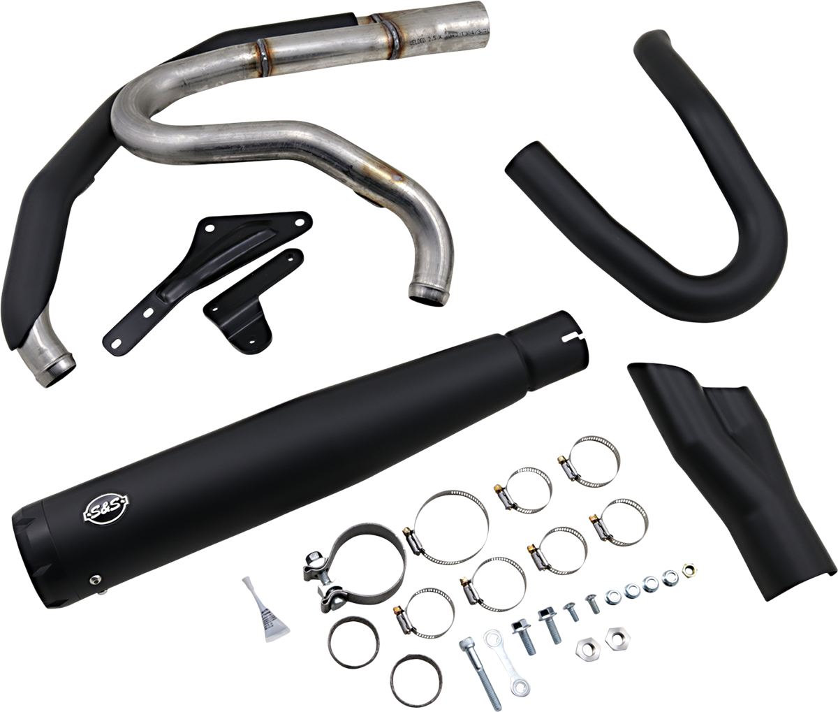 2:1 Exhaust for M8 Softail - Black 2018 - 2022