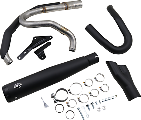 2:1 Exhaust for M8 Softail - Black 2018 - 2022