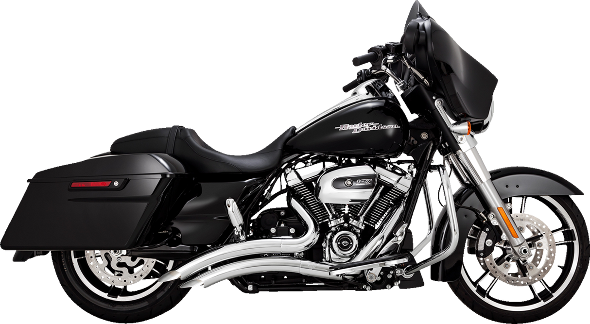 Big Radius Exhaust System - Chrome 2017 - 2024