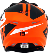 FX-19R Helmet - Racing - Matte Orange - Large