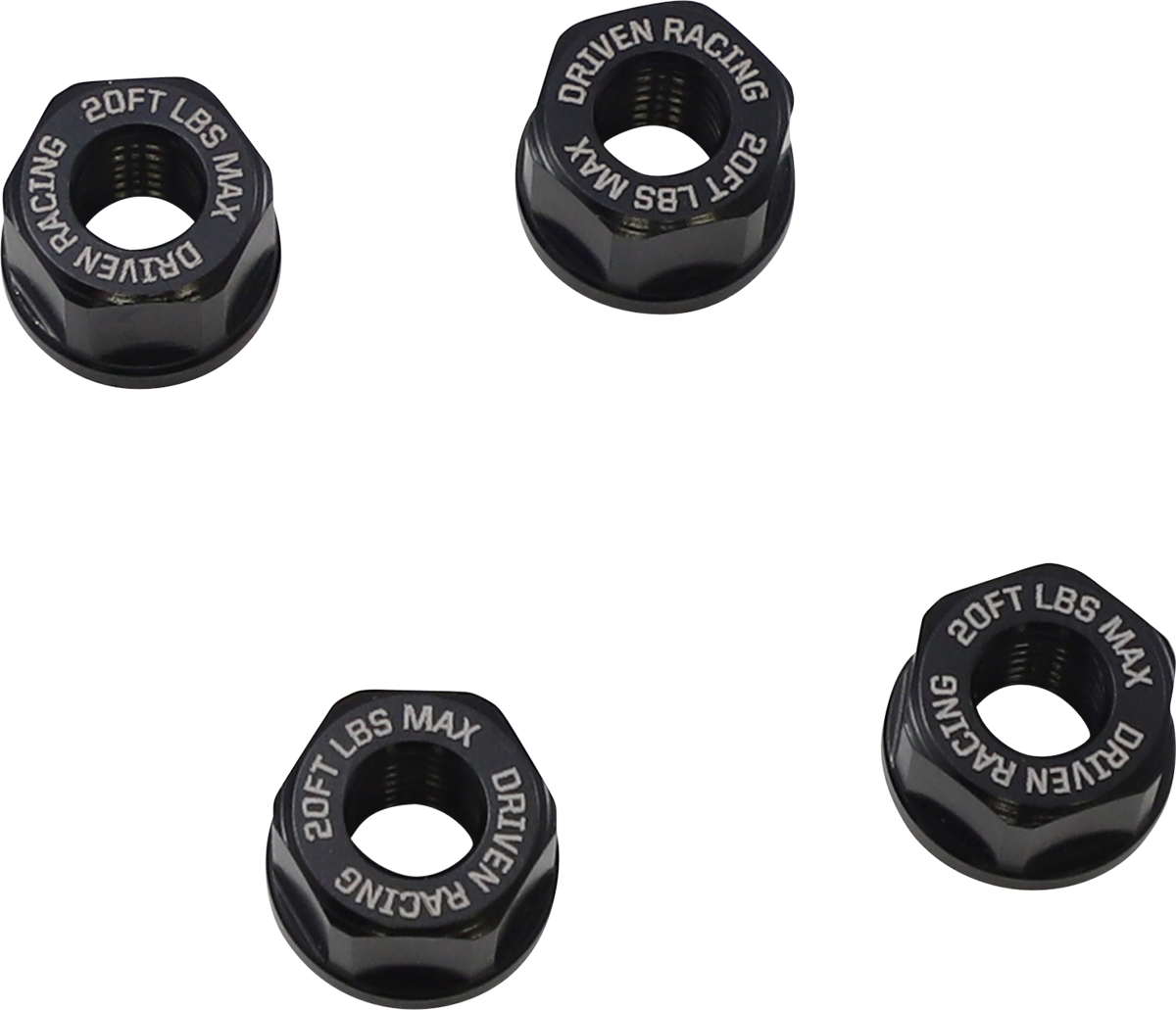 Aluminum Sprocket Nuts - Black - M8 x 1.25 2014 - 2020