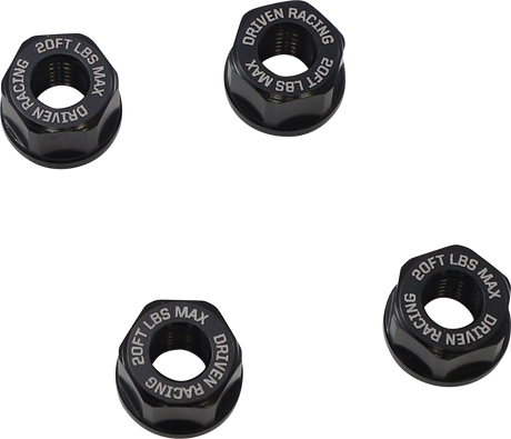 Aluminum Sprocket Nuts - Black - M8 x 1.25 2014 - 2020