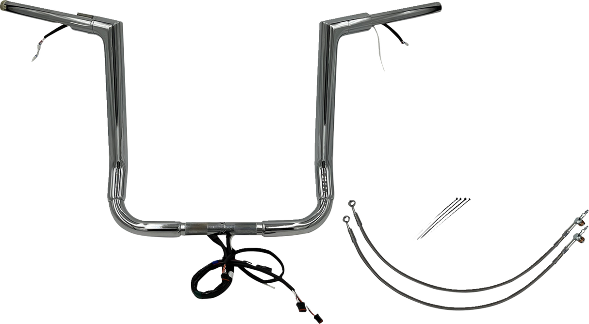 Handlebar Kit - Flat Top - 16\" - Chrome 2014 - 2015