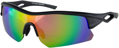 Dash Sunglasses - Matte Black - Pink Revo