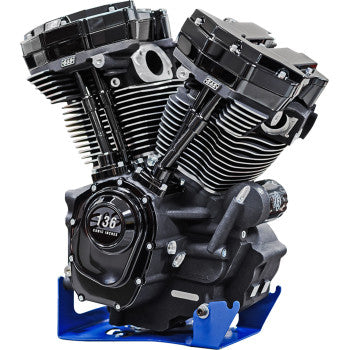 S&S CYCLE  0901-0265  MK136 Black Edition Engine - Oil Cooled - 49 State - M8 Touring