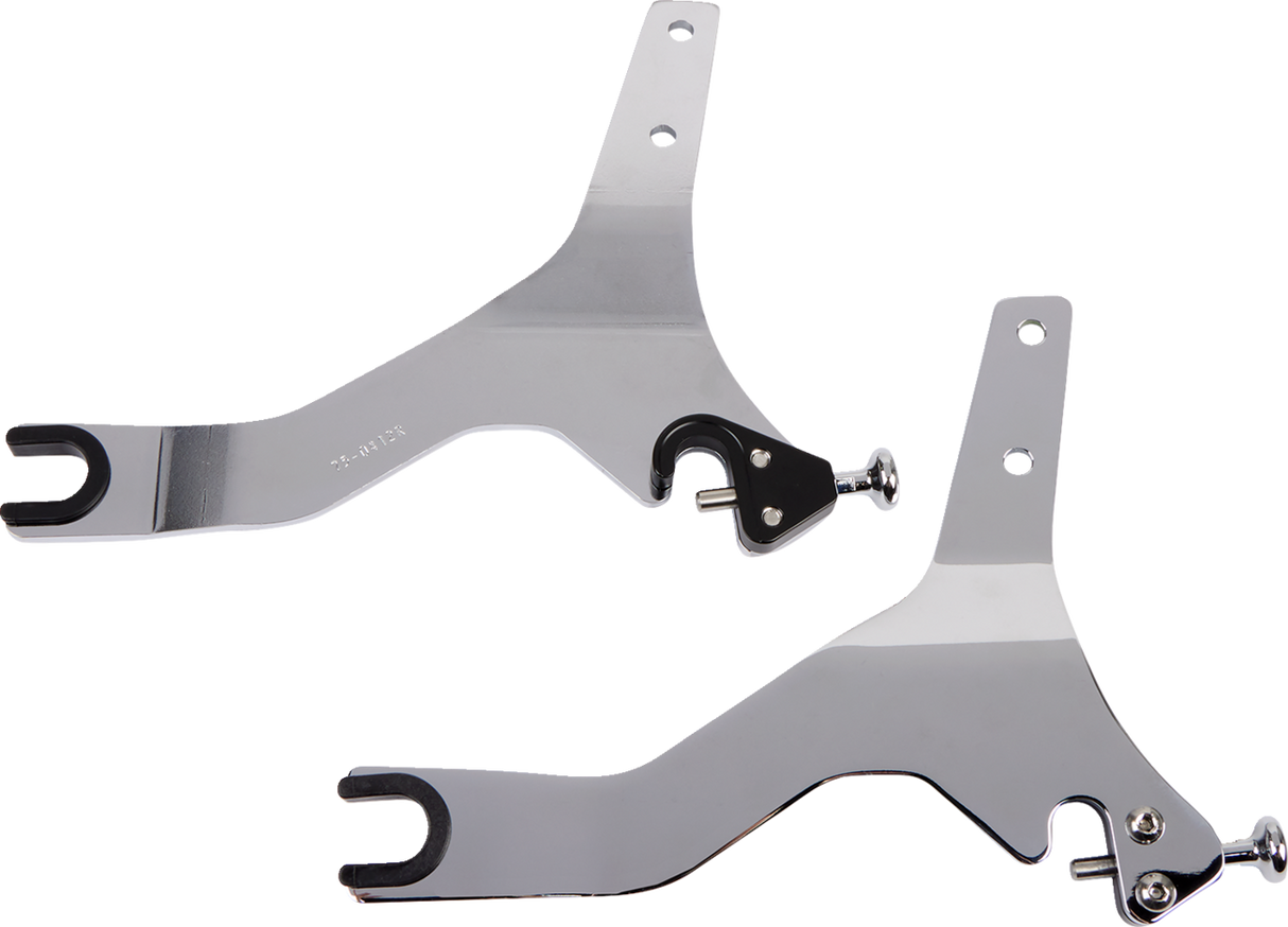 Backrest Kit - 14\" - Chrome - XL 2004 - 2019