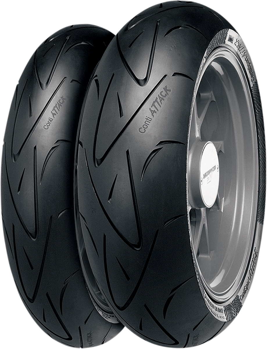 Tire - ContiSportAttack - Rear - 190/55ZR17 - (75W)