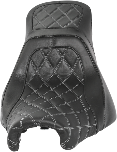 Airhawk Weekday 2Up XL Seat - no Backrest Receptacle - Double Diamond Stitch - Air - FXBR/S \'18-\'23 2018 - 2023