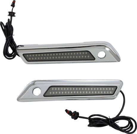 Latch Light - Saddlebag - Dual Color - Smoke - Chrome 2014 - 2023