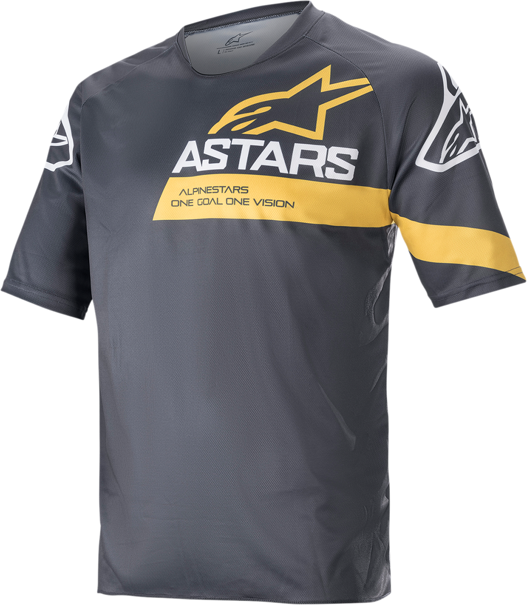 Racer V3 Jersey - Gray/Yellow - XL