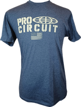 Logo Flag T-Shirt - Heather Navy - 2XL