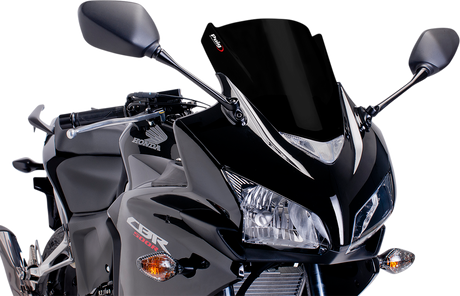 Race Windscreen - 12-3/8\" - Black - CBR500RR 2013 - 2015