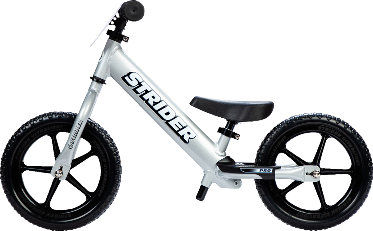 12\" Pro Balance Bike - Silver