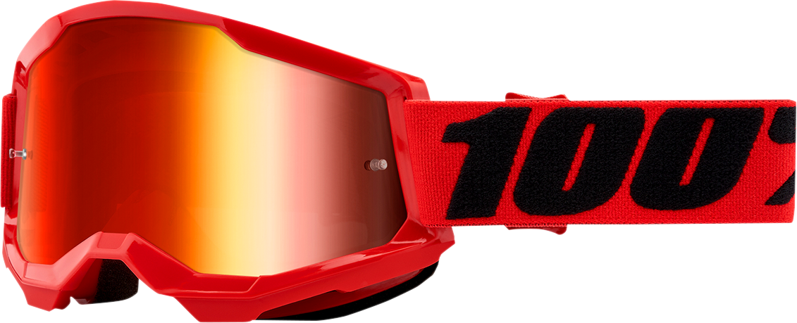 Strata 2 Goggles - Red - Red Mirror