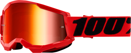 Strata 2 Goggles - Red - Red Mirror