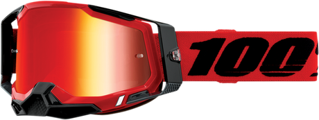 Racecraft 2 Goggles - Red - Red Mirror