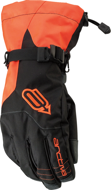 Pivot Gloves - Black/Orange - Large