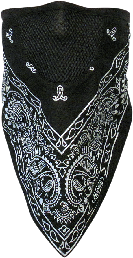 Facefit Facemask - Black Paisley