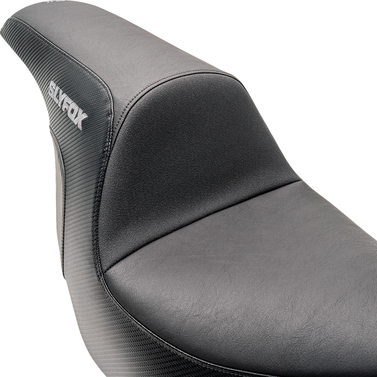 Slyfox Seat - Gray Logo - Smooth Vinyl - Carbon Fiber - FL \'18-\'24 2018 - 2024