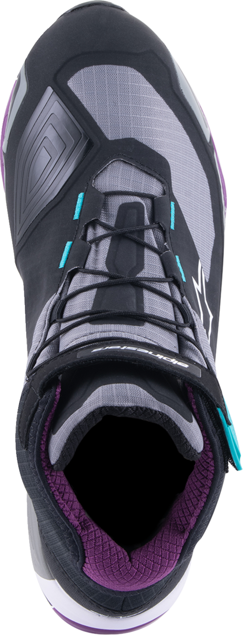 Stella CR-X Drystar® Shoes - Black/Gray/Teal/Purple - US 5