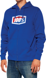 Official Fleece Zip-Up Hoodie - Royal - Small