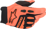 Youth Full Bore Gloves - Orange/Black - 2XS