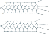 Tire Chains - V-Bar - Diamond - 16\" W x 64\" L - Pair