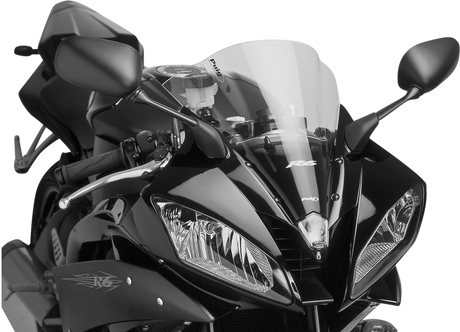 Race Windscreen - 12-1/2\" - Clear - YZF-R6 2006 - 2007