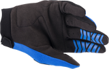 Youth Full Bore Gloves - Blue/Black - 2XS