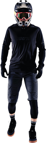 Ridecamp Jersey - Long-Sleeve - Black/Charcoal - Medium