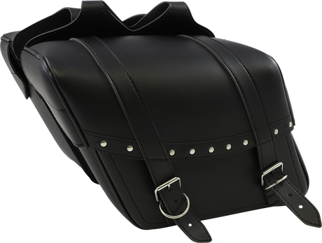 Highwayman Rivet Slant-Style Saddlebags - Medium