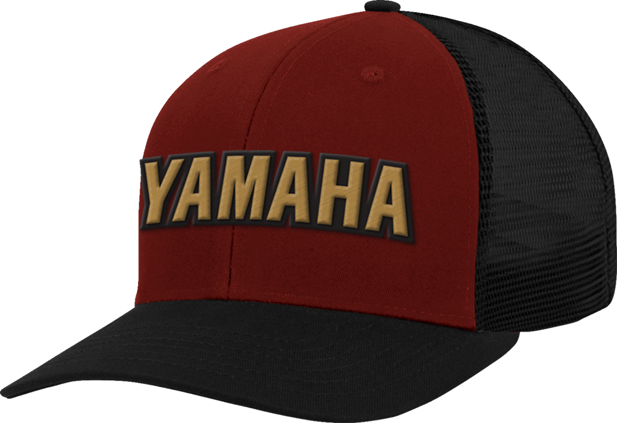 Yamaha Hat - Red/Black/Gold