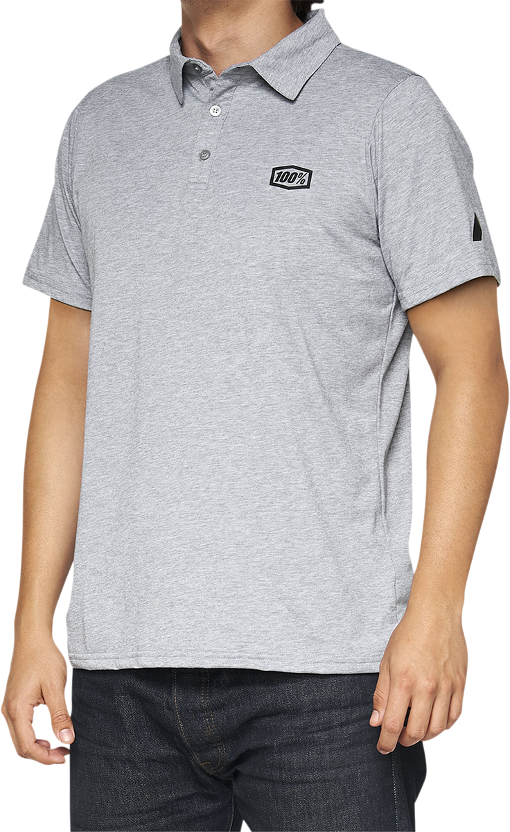 Corpo Polo Shirt - Heather Gray/Black - Medium