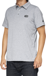 Corpo Polo Shirt - Heather Gray/Black - Medium