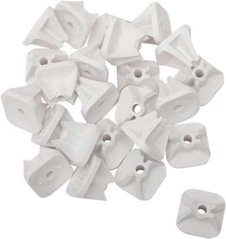 Single Backer Plates - White - 24 Pack