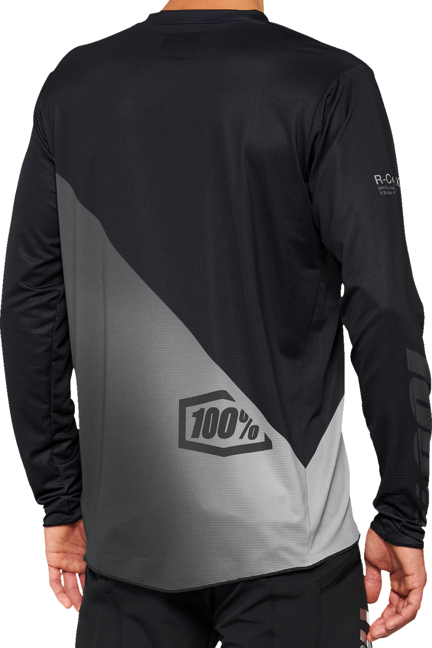 R-Core-X Long-Sleeve Jersey - Black/Gray - Large