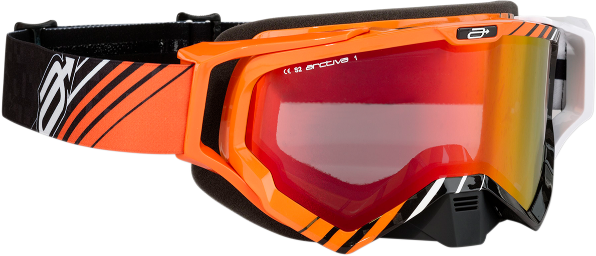 Vibe Goggles - Black/Orange/White