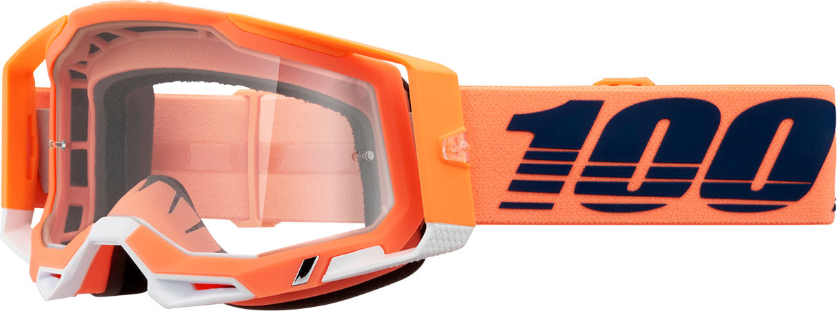 Racecraft 2 Goggles - Coral - Clear