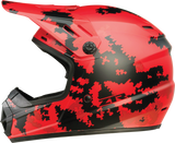 Youth Rise Helmet - Digi Camo - Red - Large