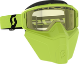 Primal Safari Facemask Snow Goggle - Yellow/Yellow - Dual Lens - Yellow