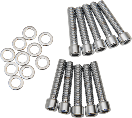 Bolt Kit - Camshaft Cover - Polished - Dyna/FL 1999 - 2017