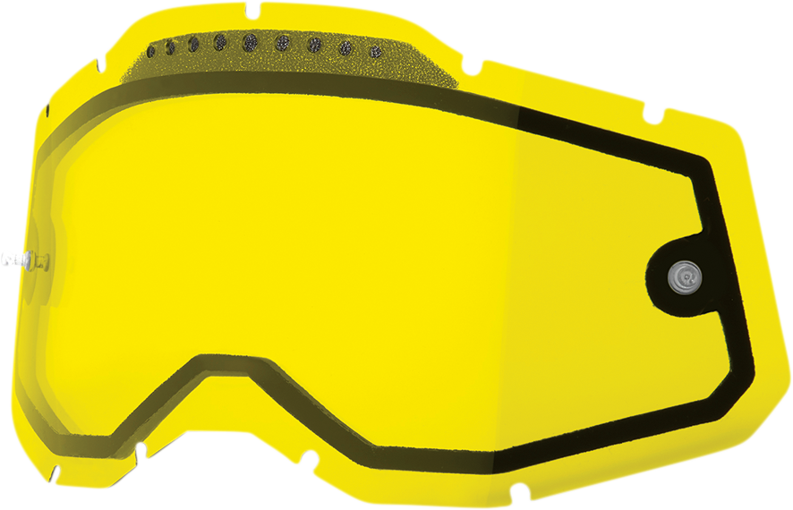 Accuri 2/Racecraft 2/Strata 2 Dual Lens - Vented - Yellow