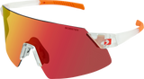 Cadence Sunglasses - Matte Clear/Orange