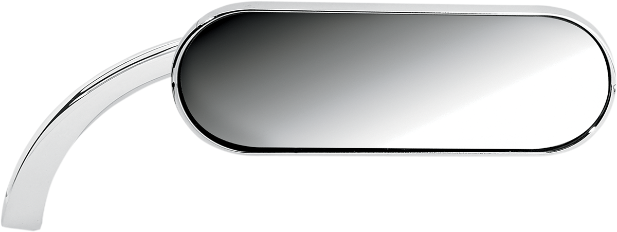 Mirror - Micro - Mini - Side View - Oval - Chrome - Right