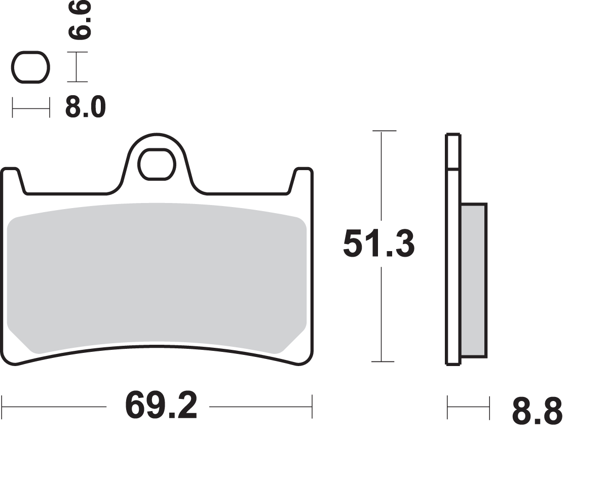 HS Brake Pads - Yamaha - 634HS 2019 - 2019