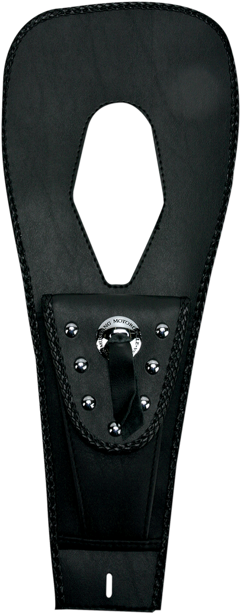 Pouch Tank Bib - Studded - Black - Honda 2004 - 2009