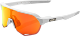 S2 Sunglasses - White - Red Mirror