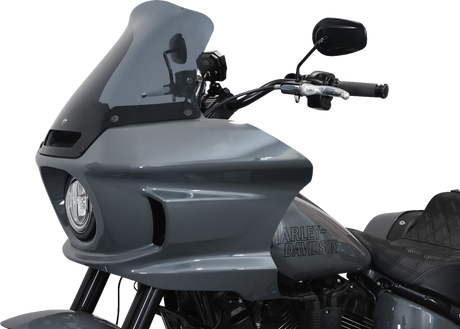 Flare™ Windshield - 10\" - Dark Smoke - FXLRST 2022 - 2023