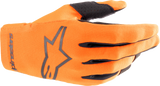 Youth Radar Gloves - Hot Orange/Black - XS