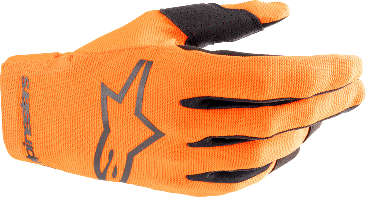 Youth Radar Gloves - Hot Orange/Black - XS